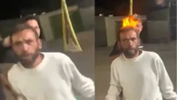 Dois homens ateiam fogo na cabeça de morador de rua e filmam