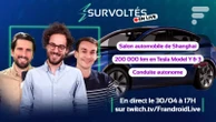 200 000 km en Tesla Model Y et 3, les voitures les plus folles du salon de Shanghai, LiDAR vs caméra : Elon Musk a-t-il raison ? – Survoltés #13