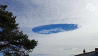 Trou de virga : les images remarquables du phénomène rare observé dans le ciel du Sud-Est en France