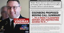 White House lawyer reportedly moved Ukraine call summary to highly classified server