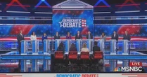 Democrats unite against Trump and spar over qualifications for White House