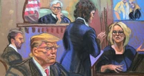 Stormy Daniels returning to the stand at Trump trial today