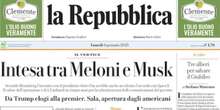 Le prime pagine di oggiLa visita di Giorgia Meloni alla villa di Donald Trump in Florida, quella di Sergio Mattarella a Caivano e la nuova offensiva ucraina nella regione russa di Kursk