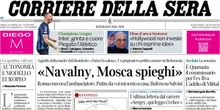 Le prime pagine di oggiLa morte di Navalny, il processo per la morte di Giulio Regeni, il commissario straordinario per l'ex ILVA, e l'inquinamento nel Nord Italia