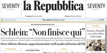 Le prime pagine di oggiL'analisi dei risultati delle elezioni regionali in Sardegna, la proposta di Macron sull'invio di militari in Ucraina, e la donna accoltellata a Padova