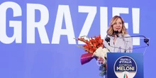 «Ci hanno visti arrivare, ma non sono riusciti a fermarci»Lo ha detto Meloni festeggiando il successo alle elezioni europee, e citando la frase che pronunciò Elly Schlein quando fu eletta a sorpresa segretaria del PD