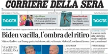 Le prime pagine di oggiIl confronto fra Biden e Trump, le nomine dell'Unione Europea, e gli ottavi di finale degli Europei fra Italia e Svizzera