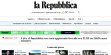 Mercoledì e giovedì i giornalisti di Repubblica sono in sciopero per protesta contro alcuni articoli sponsorizzati non comunicati correttamente ai lettori