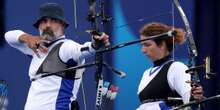 Elisabetta Mijno e Stefano Travisani hanno vinto la medaglia d’oro nel tiro con l’arco a squadre alle Paralimpiadi di Parigi