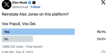 Elon Musk ha riammesso su X (Twitter) il cospirazionista statunitense Alex Jones