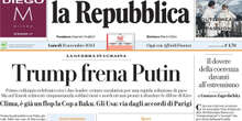 Le prime pagine di oggiLa telefonata fra Putin e Trump, la polemica politica sulle manifestazioni di Bologna di sabato, e la vittoria di Sinner