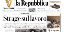 Le prime pagine di oggiL'esplosione nel deposito Eni a Calenzano, la situazione in Siria, il decreto che vieta la pubblicazione delle ordinanze cautelari, e la cancellazione delle multe ai 