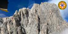 Sono in corso le operazioni di recupero di due alpinisti bloccati sul Gran Sasso