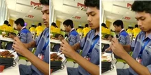 Pria Ini Pertama Kali Makan Steak, Saat Dipotong Daging 'Loncat' Bikin Teman Ketawa