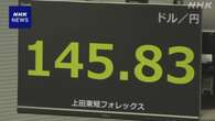 円相場 小幅に値下がり