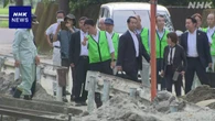 小泉農相 大雨被害の鹿児島県視察“農業用施設 復旧など支援”