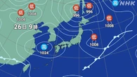 26日は北～東日本で大気不安定 落雷 突風 急な強い雨に注意を