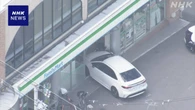 大阪 東大阪 乗用車がコンビニに突っ込み 客が足にけが