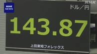 円相場 1円以上値上がり 米関税政策の行方の不透明感などから