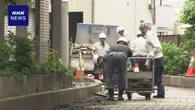 関東甲信 猛烈な雨から一夜明け 住民が片づけに追われる