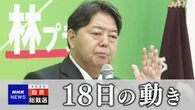 自民総裁選 林官房長官 立候補を正式表明【18日の動き】