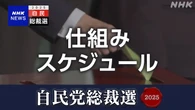 自民総裁選の仕組み 国会議員票・党員票とは 日程は