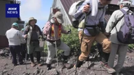 富士山 静岡県側でも山開き 登山規制始まる