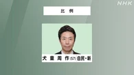 参議院選挙 比例代表 自民 犬童周作氏 当選確実