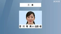 参議院選挙 三重選挙区 自民 吉川有美氏 落選確実