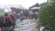 【大雨被害】長崎 南島原 落雷か 建物が炎上