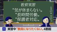 教育実習で“なりたくない” 教員に魅力感じるも ためらう学生