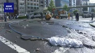 京都 水道管破損し道路冠水 市 年1度の漏水調査 見直しを検討