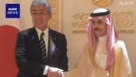 岩屋外相 サウジアラビア外相と会談 地域の安定に向け連携確認