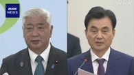 中谷防衛相 韓国国防相と初会談 早期の韓国訪問に向け調整