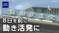自民 臨時総裁選めぐり党内の動き活発に 実施かどうか8日決定