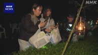 ランタンの明かりのもと 夜の茶摘みを楽しむ催し 静岡 掛川