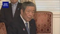 自民 森山幹事長 参院選に向け 中堅・若手の衆院議員と懇談