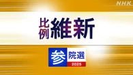 参議院選挙 日本維新の会 比例代表の名簿登載者は