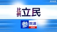 参議院選挙 立憲民主党 比例代表の名簿登載者は