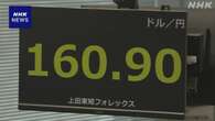 円相場 小幅に値下がり