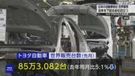 日本の自動車各社 6月の世界販売台数減少 中国での販売不振で