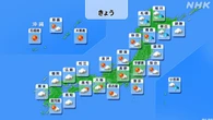 きょうも各地で猛烈な暑さに 引き続き熱中症対策の徹底を