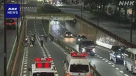 オートバイ転倒 運転の男性死亡 ひき逃げで捜査 東京 日本橋