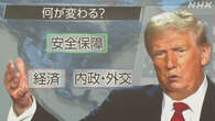 【解説】トランプ新大統領就任で何が変わる？安保 経済 外交