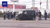 札幌 軽乗用車とトラックが衝突 2歳女児が意識不明