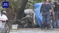 金沢 軽自動車が道路脇の木に衝突し炎上 乗っていた2人が死亡