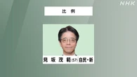 参議院選挙 比例代表 自民 見坂茂範氏 当選確実