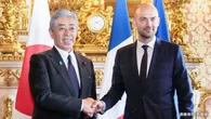 岩屋外相 仏外相と会談 国際社会の課題に連携 関税対応も議論