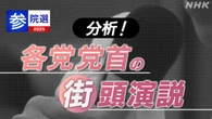 参議院選挙 党首の演説で多く使われたことばは？ 徹底分析