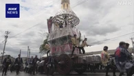 富山 高岡 伝統の「伏木曳山祭」能登半島地震からの復興願う